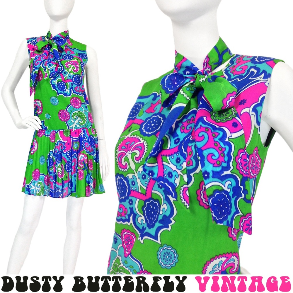[SOLD]VINTAGE 60s MOD PSYCHEDELIC MINI SCOOTER DRE